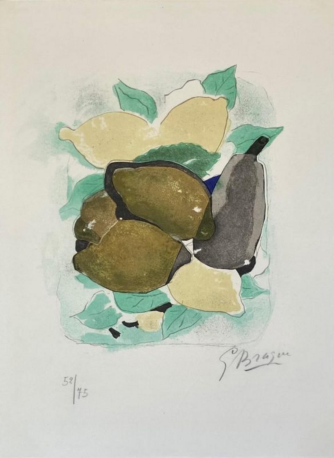 Georges Braque Abstract Print - Lemons 