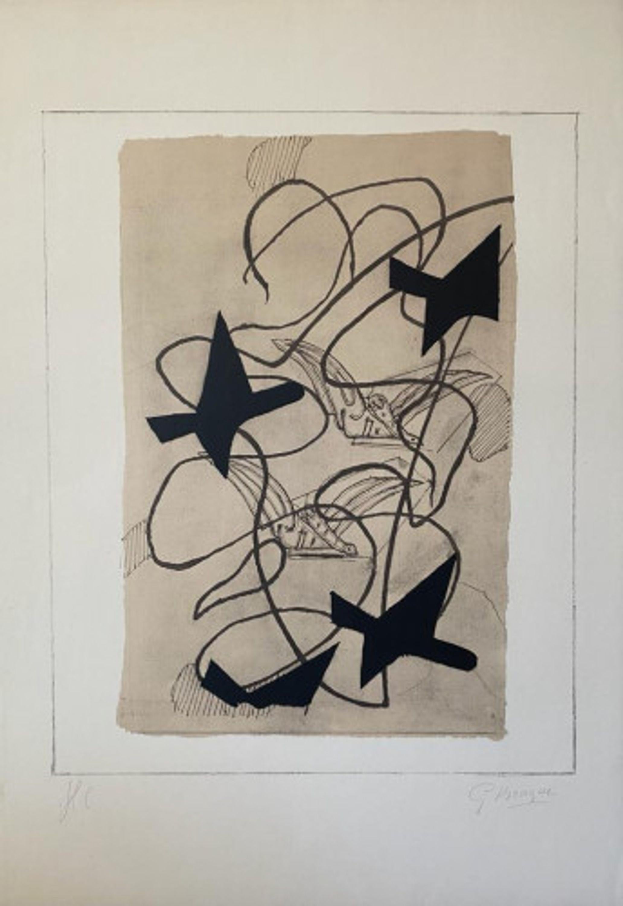 L'envol - Print by Georges Braque