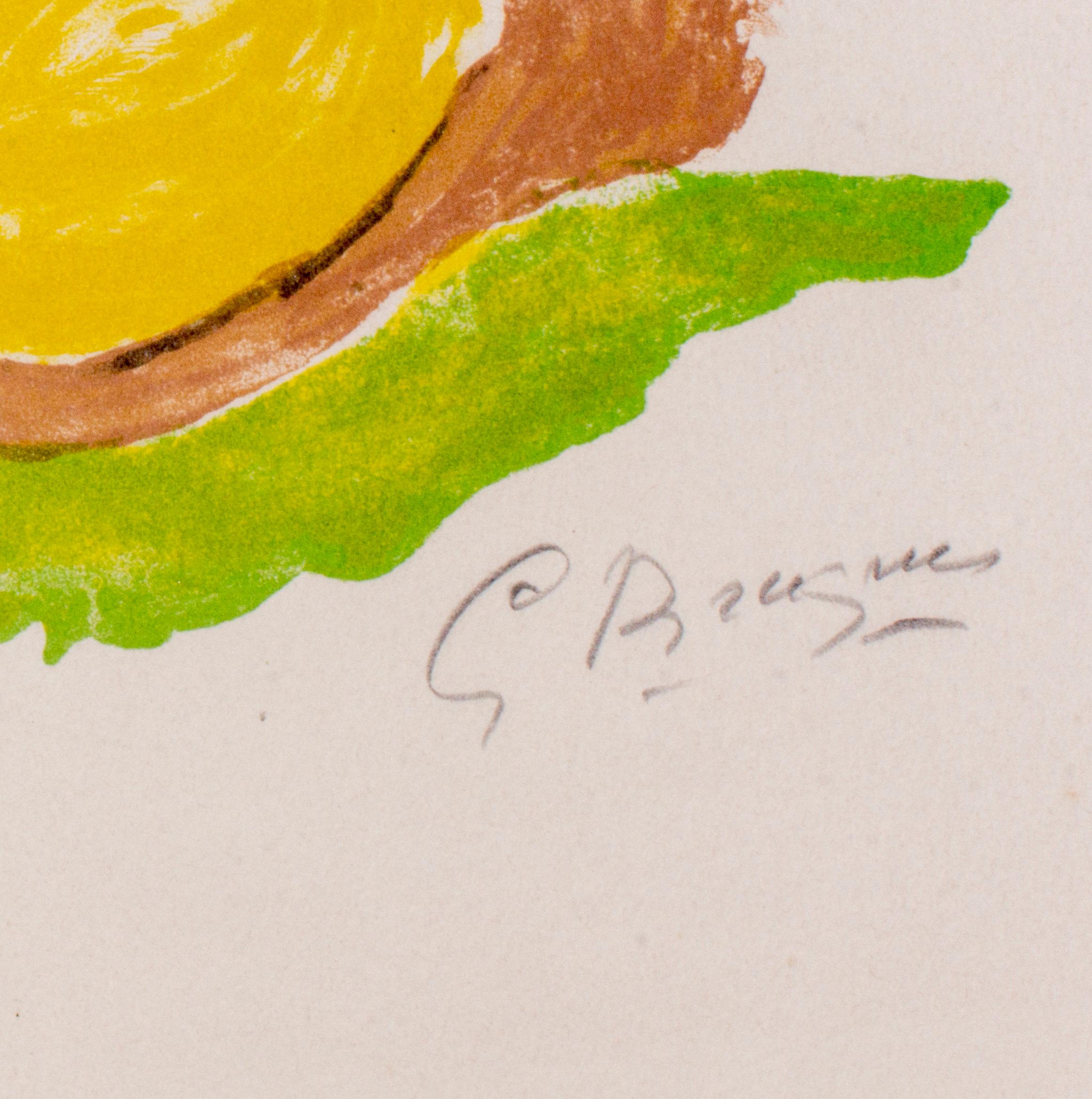 Les Citrons - Georges Braque - Lithograph - Modern 1