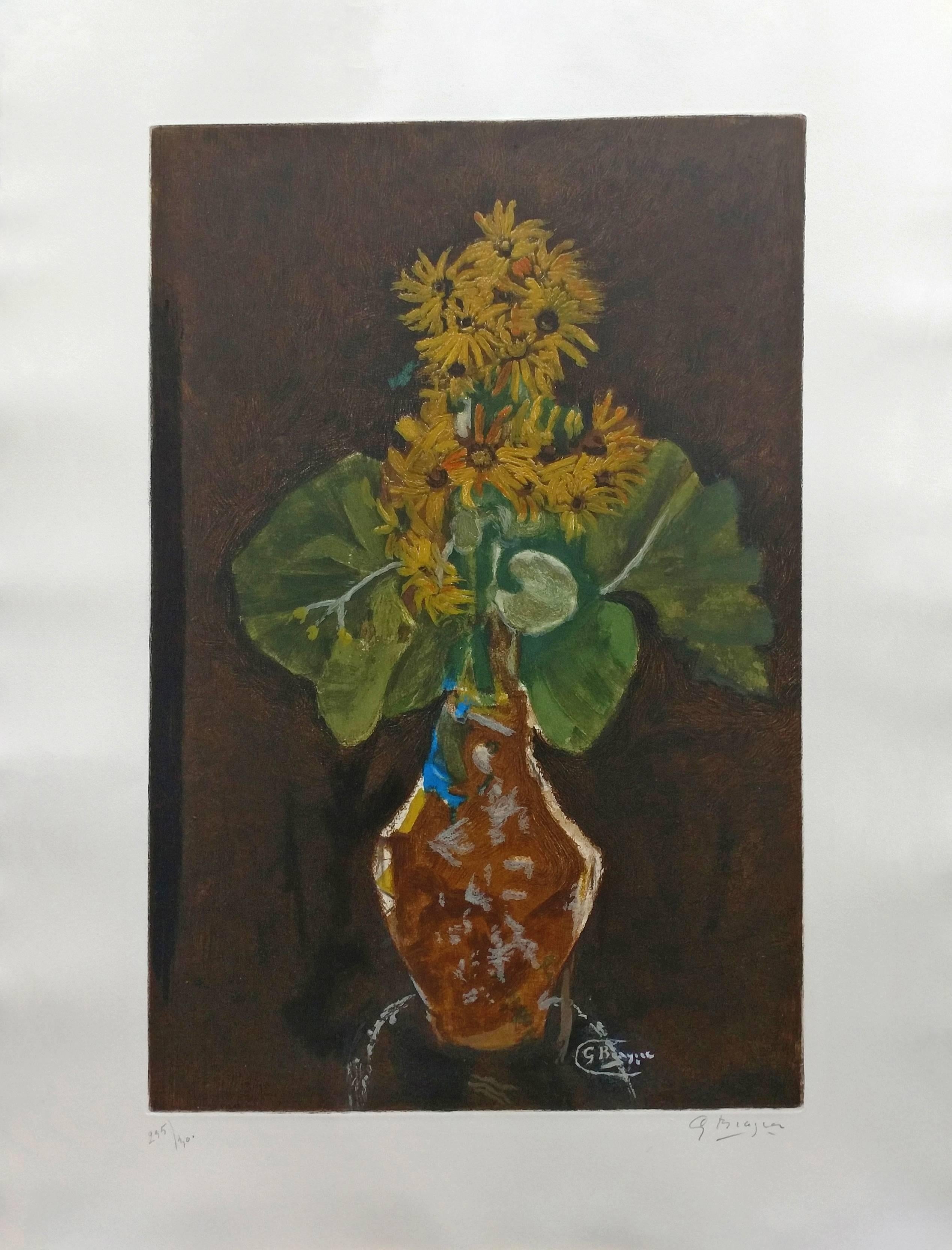 (after) Georges Braque Abstract Print - LES MARGUERITES