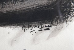 Les Pommes from Espace, litografia moderna incorniciata di Georges Braque