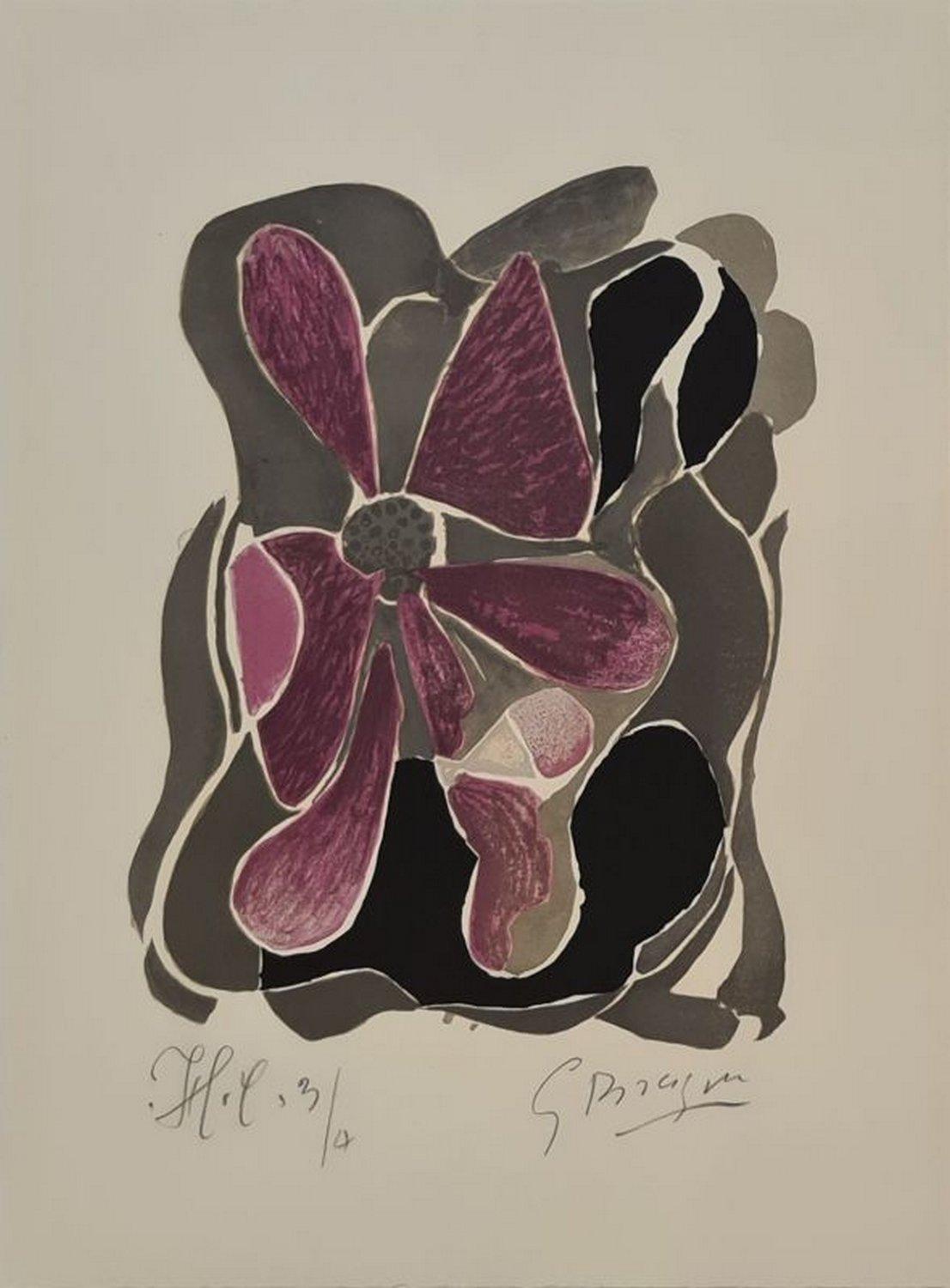 Georges Braque Abstract Print - L'Iris "Lettera Amorosa" 