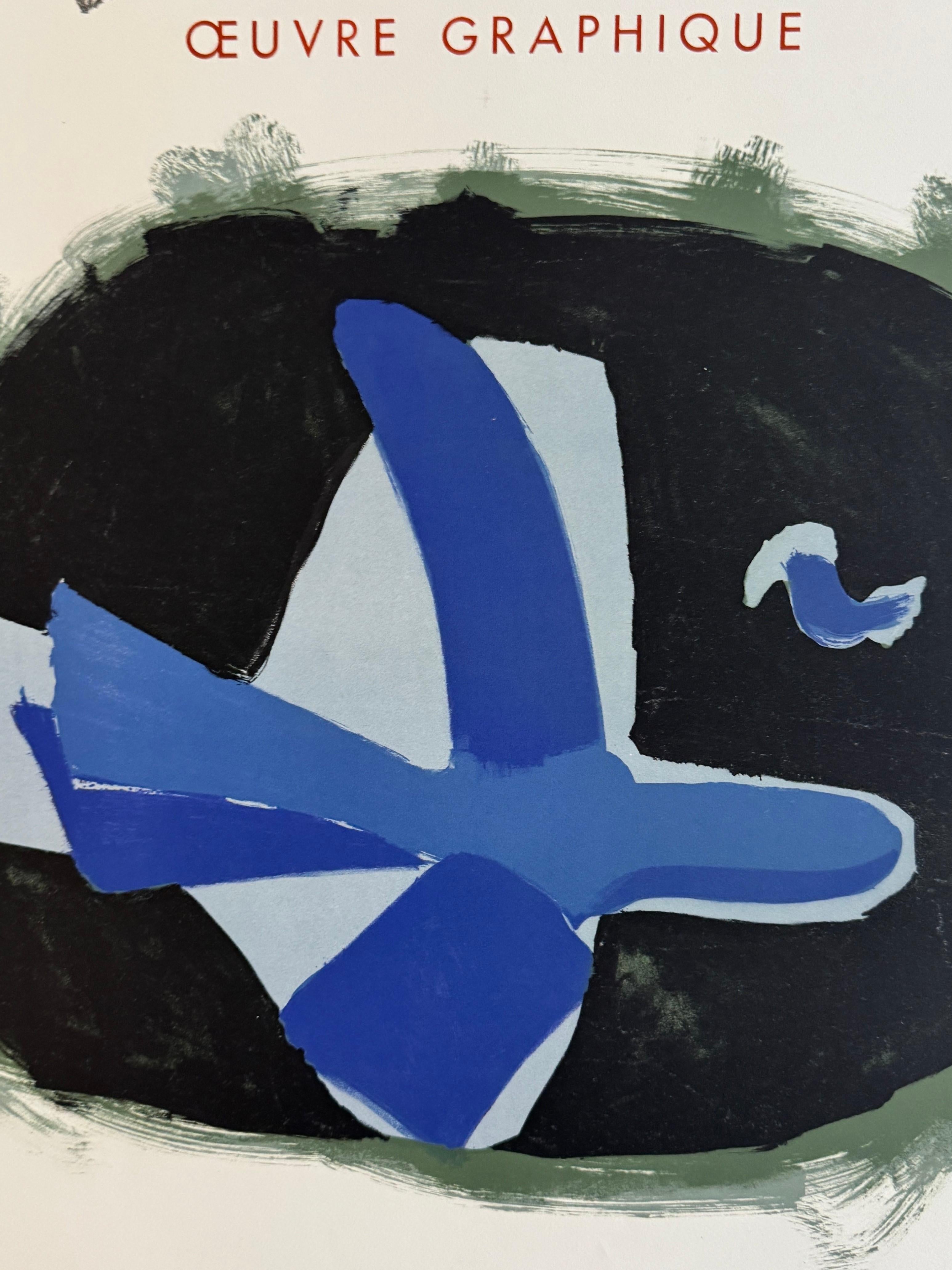 L'Oiseau des forêts - Galerie Nicolas Rauch (after) Georges Braque, 1958 in vendita 2