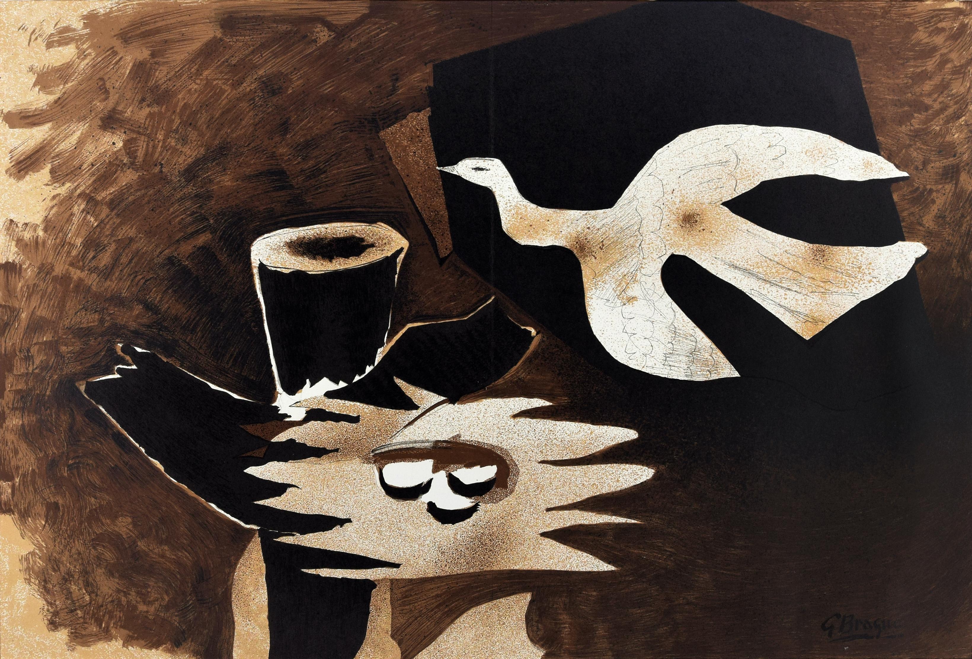 Georges Braque Abstract Print - Braque, Saunier, Naval, Marini, Amici, Kandinsky, Dadodu, Vangelli, Fautrier