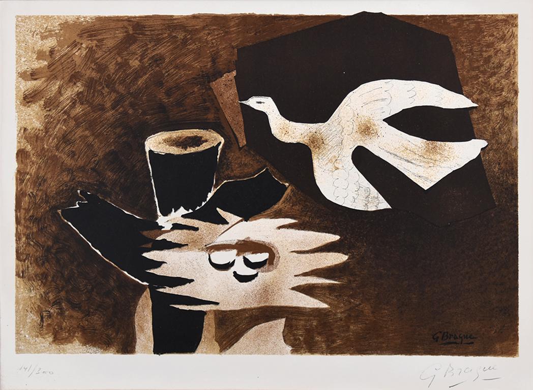 Georges Braque Figurative Print - L'oiseau et son nid (The Bird and Its Nest)