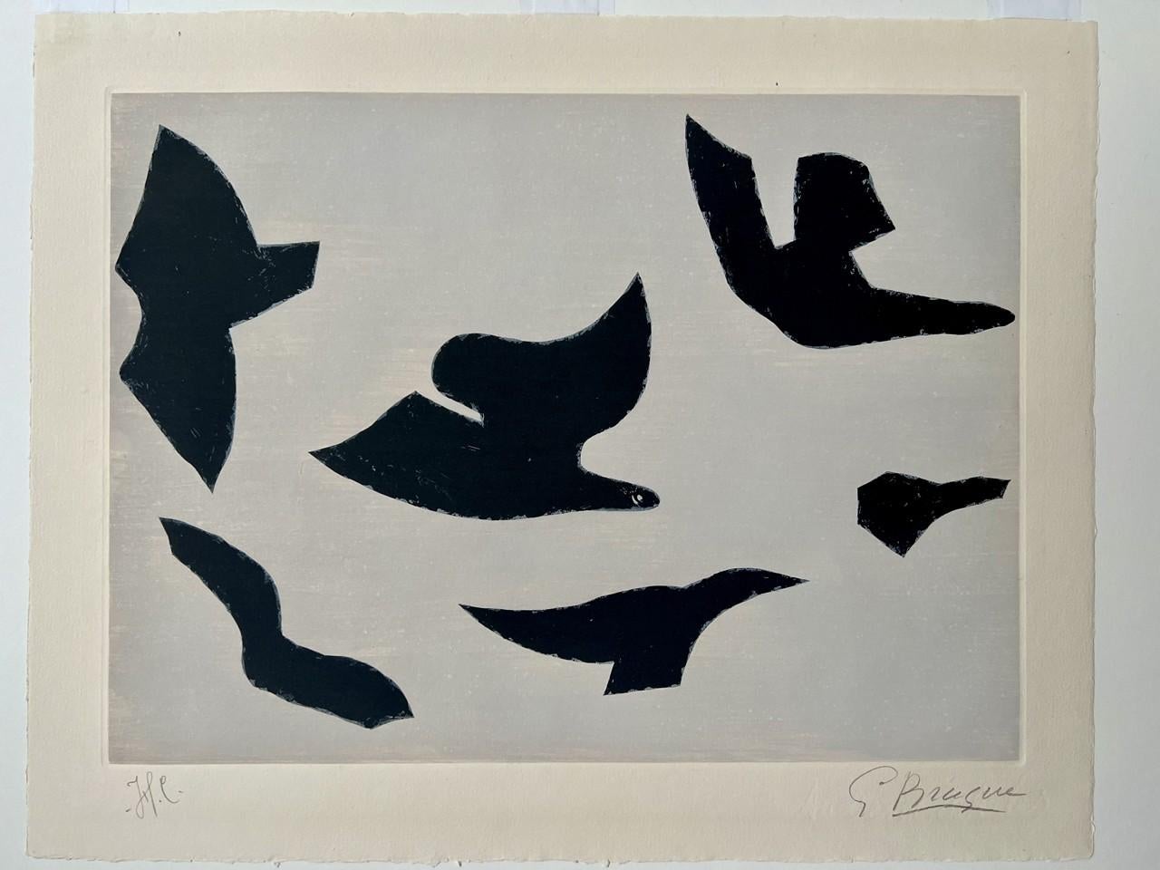 Georges Braque Abstract Print - L'Ordre des oiseaux 
