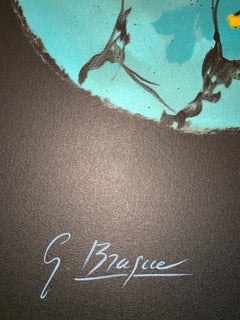 Memnon - after Georges Braque - Lithograph - 1988 - Figurative Print