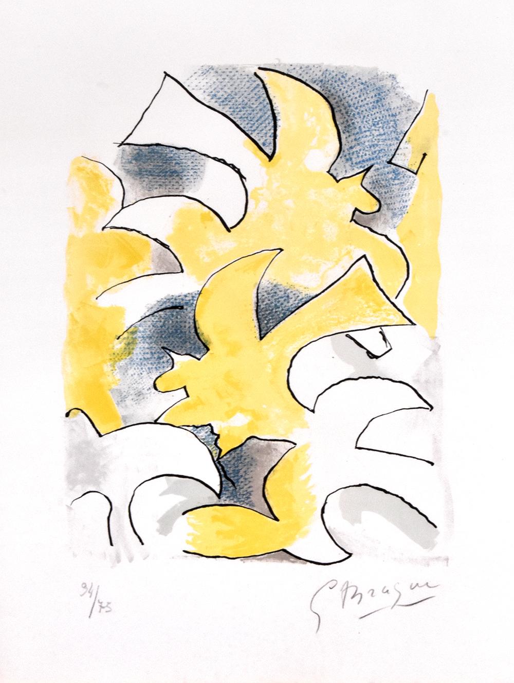 Figurative Print Georges Braque - Migration de Lettera Amorosa