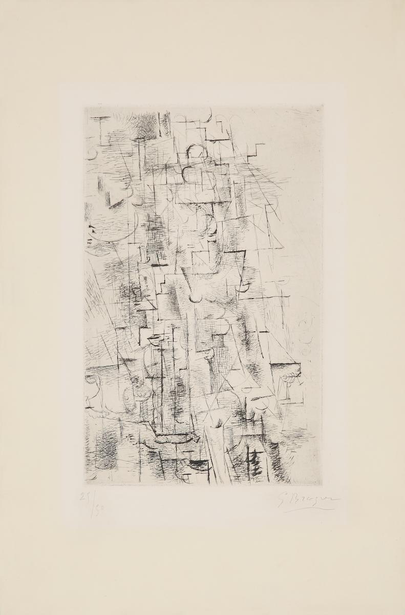 Nature morte I - The Moderns, Abstract, Etching, Black and White