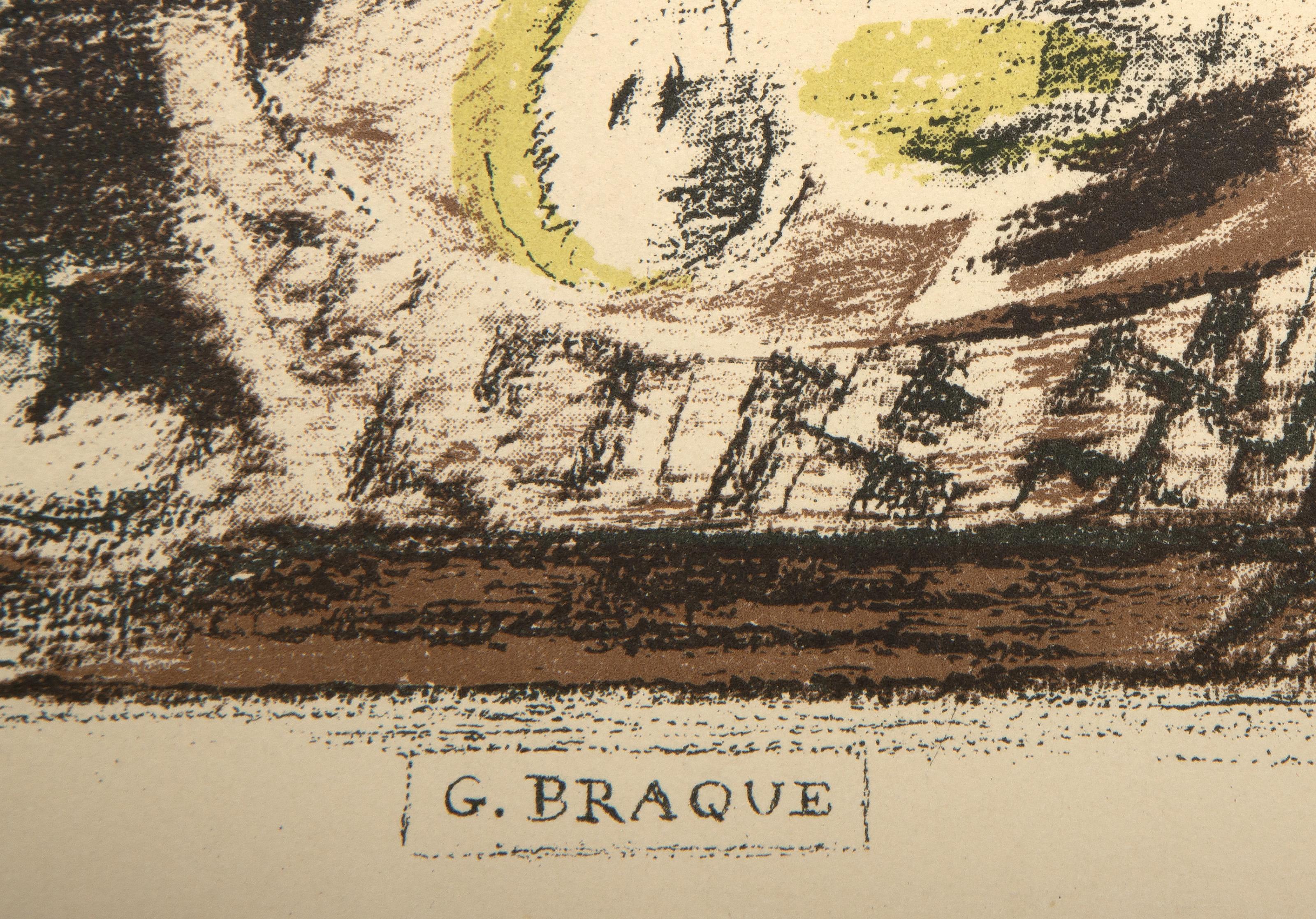 Nature Morte III, Litografía offset moderna de Georges Braque en venta 1