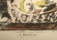 Nature Morte III, Modern Offset Lithograph by Georges Braque
