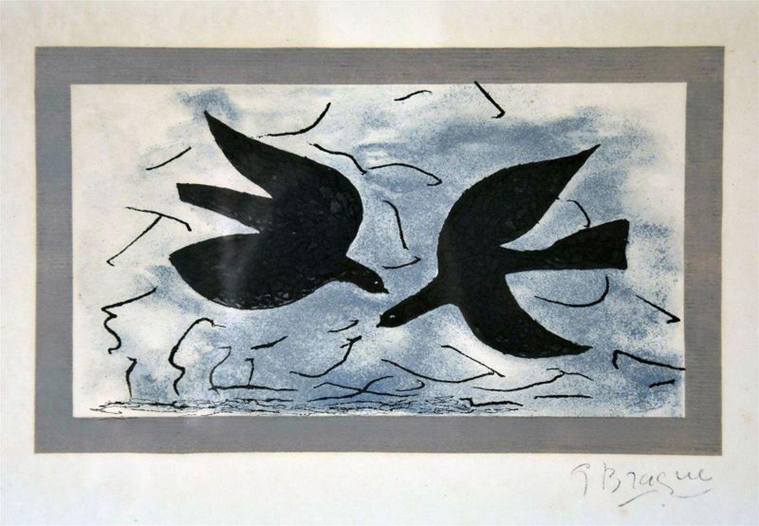 Georges Braque Abstract Print - No Title