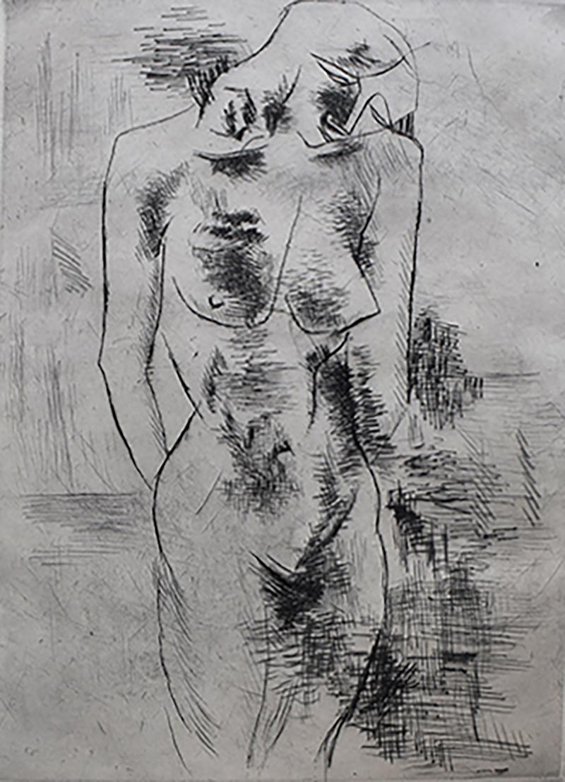 Georges Braque Figurative Print - Nude Study (Nude)