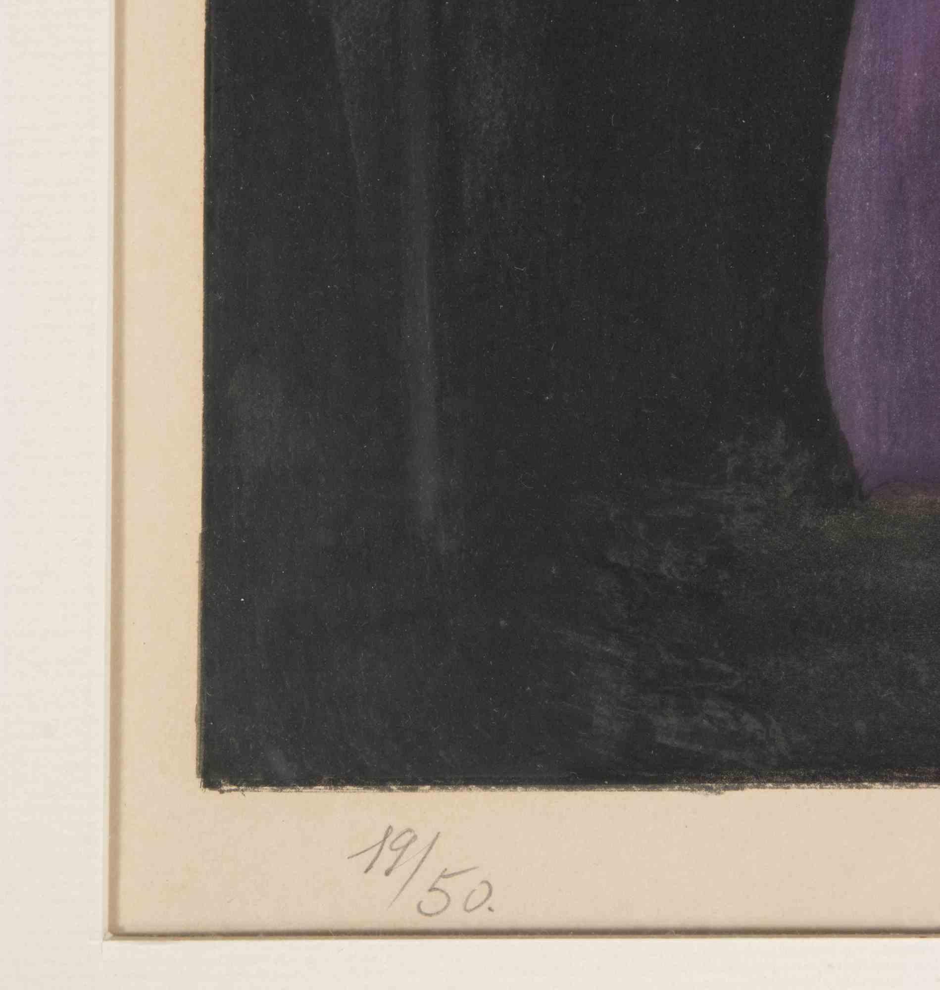 Oiseau et Lotus - Lithograph by Georges Braque - 1963 For Sale 2