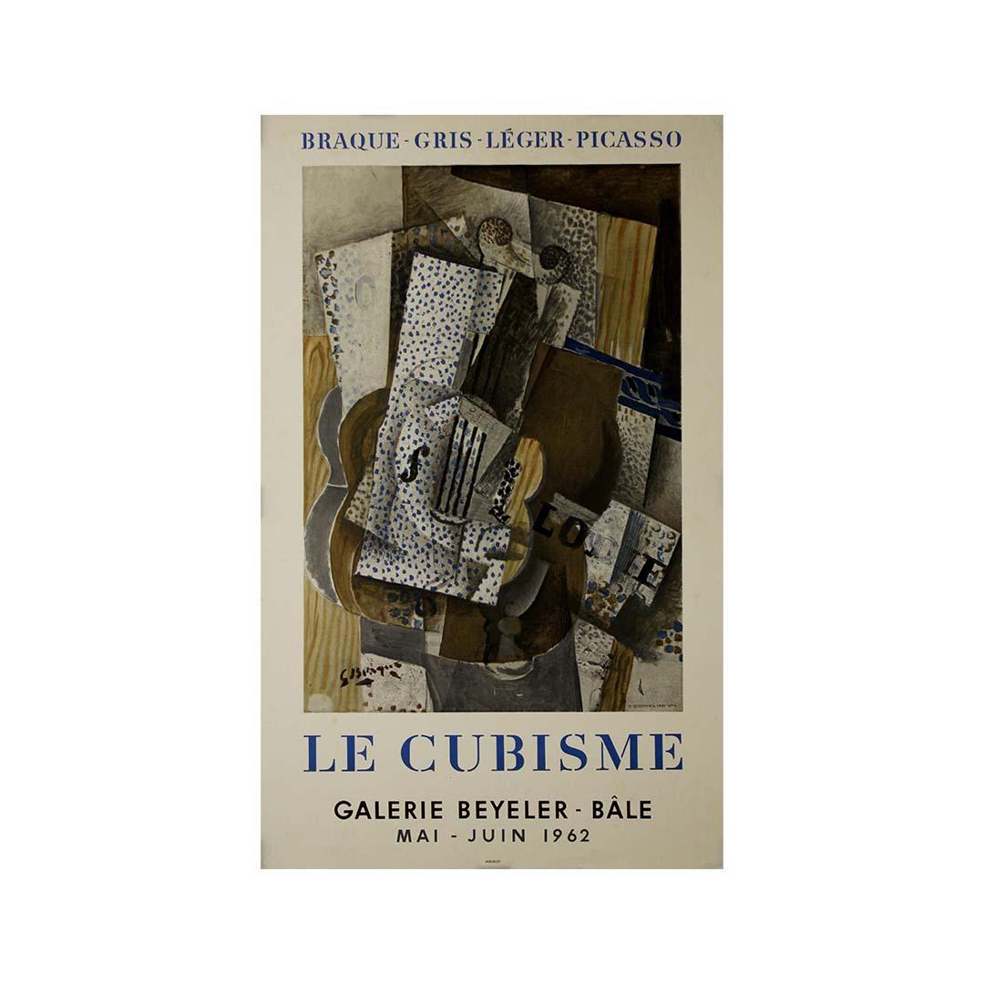 Affiche originale de 1962 pour l'exposition historique 