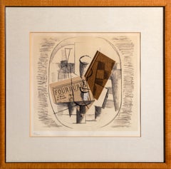 Papier Colle II, Cubist Composition by Georges Braque 1963