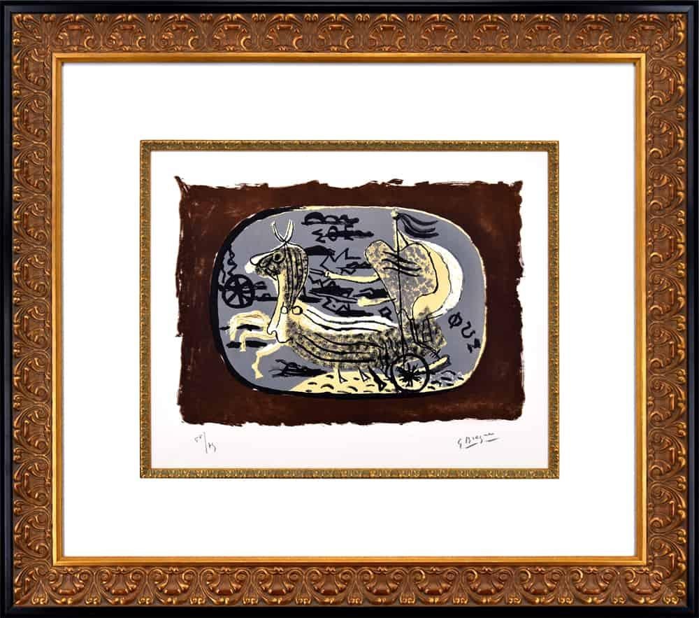 Phaéton, Char I (Phaethon, Chariot I) - Print by Georges Braque
