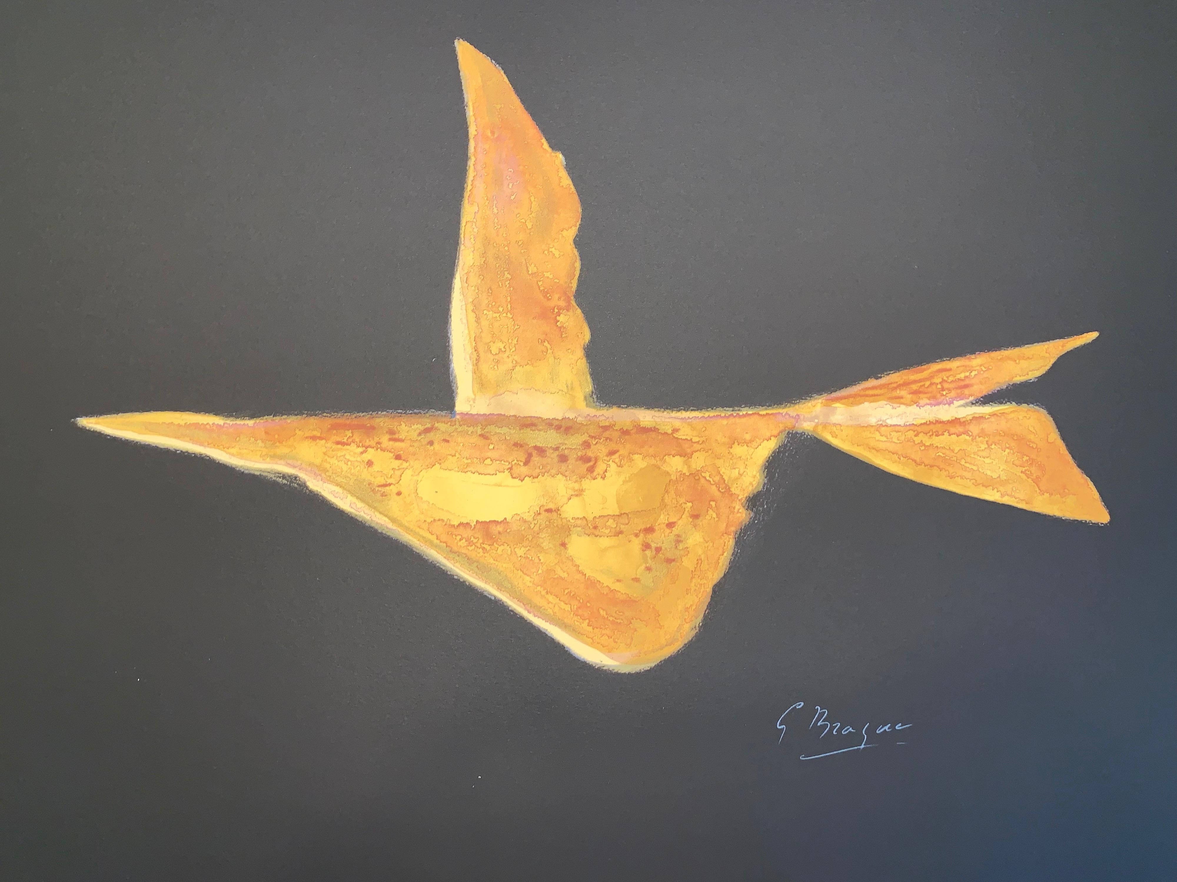 Faetón - según Georges Braque - Litografía - 1988 - Impresión figurativa