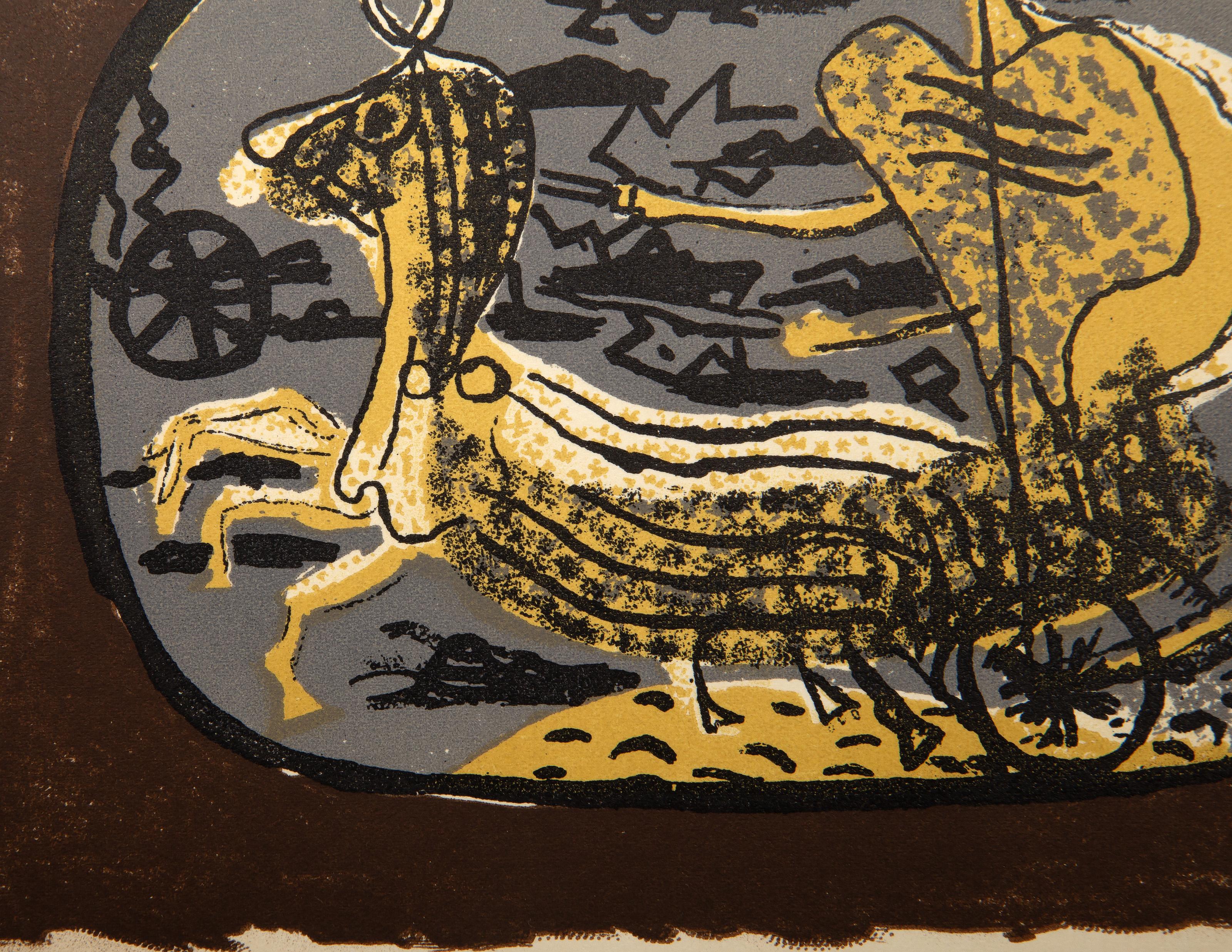 Phaéton, Modern Offset Lithograph by Georges Braque For Sale 2