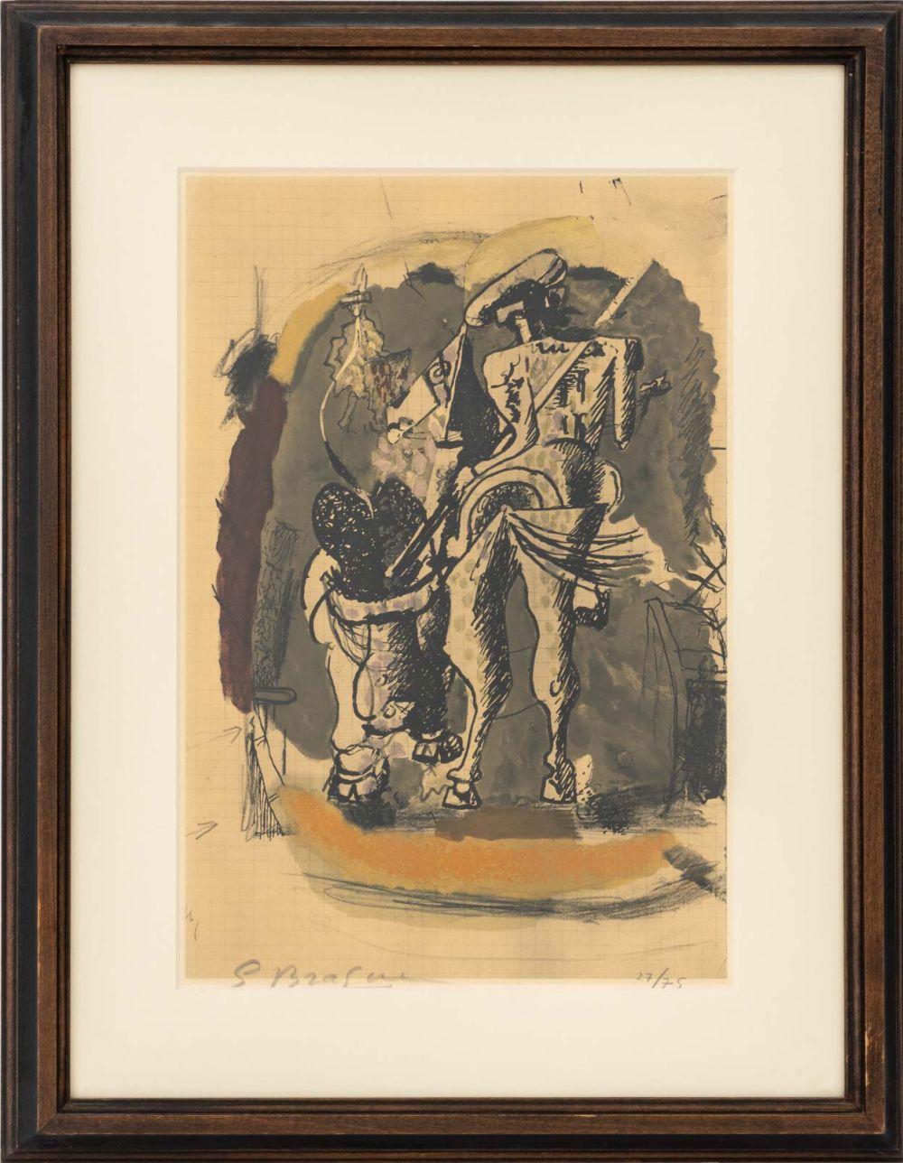 Georges Braque Abstract Painting - "Picador"