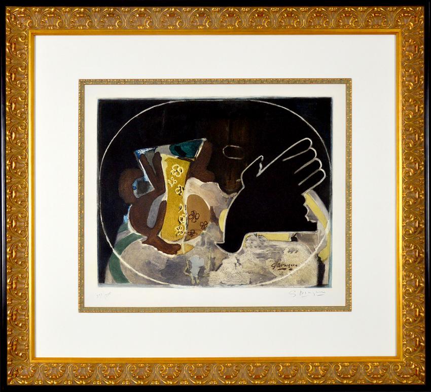 Pichet et Oiseau (Pitcher und der Vogel) – Print von Georges Braque