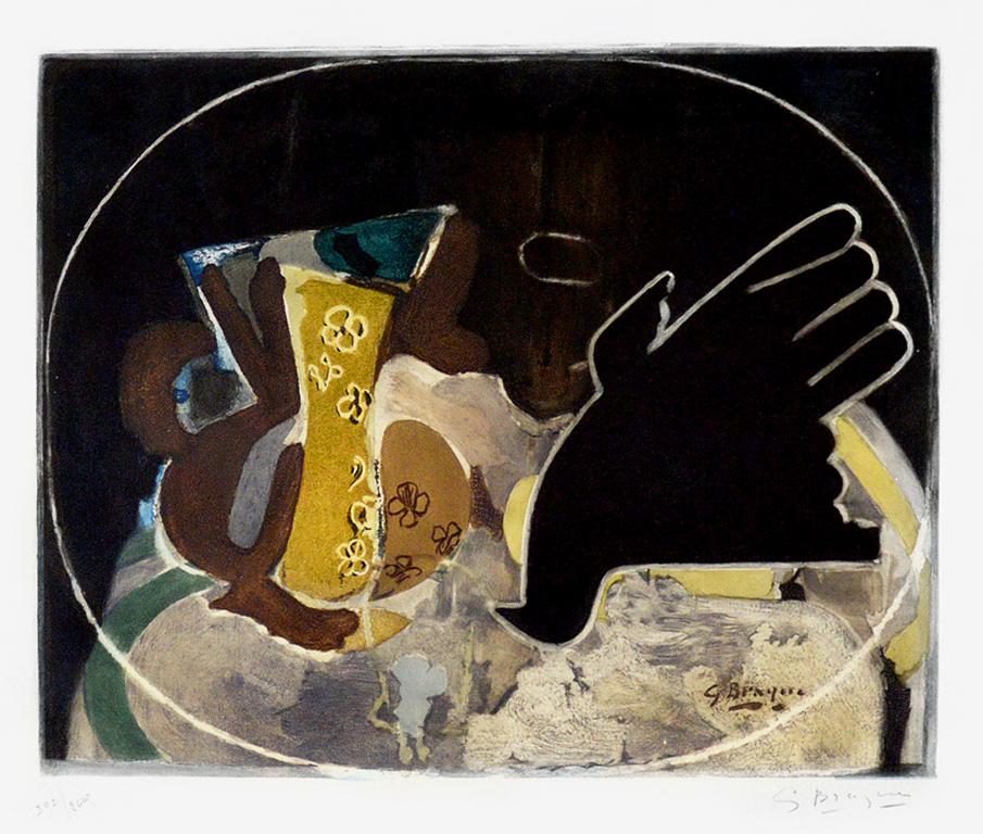 Georges Braque Still-Life Print – Pichet et Oiseau (Pitcher und der Vogel)