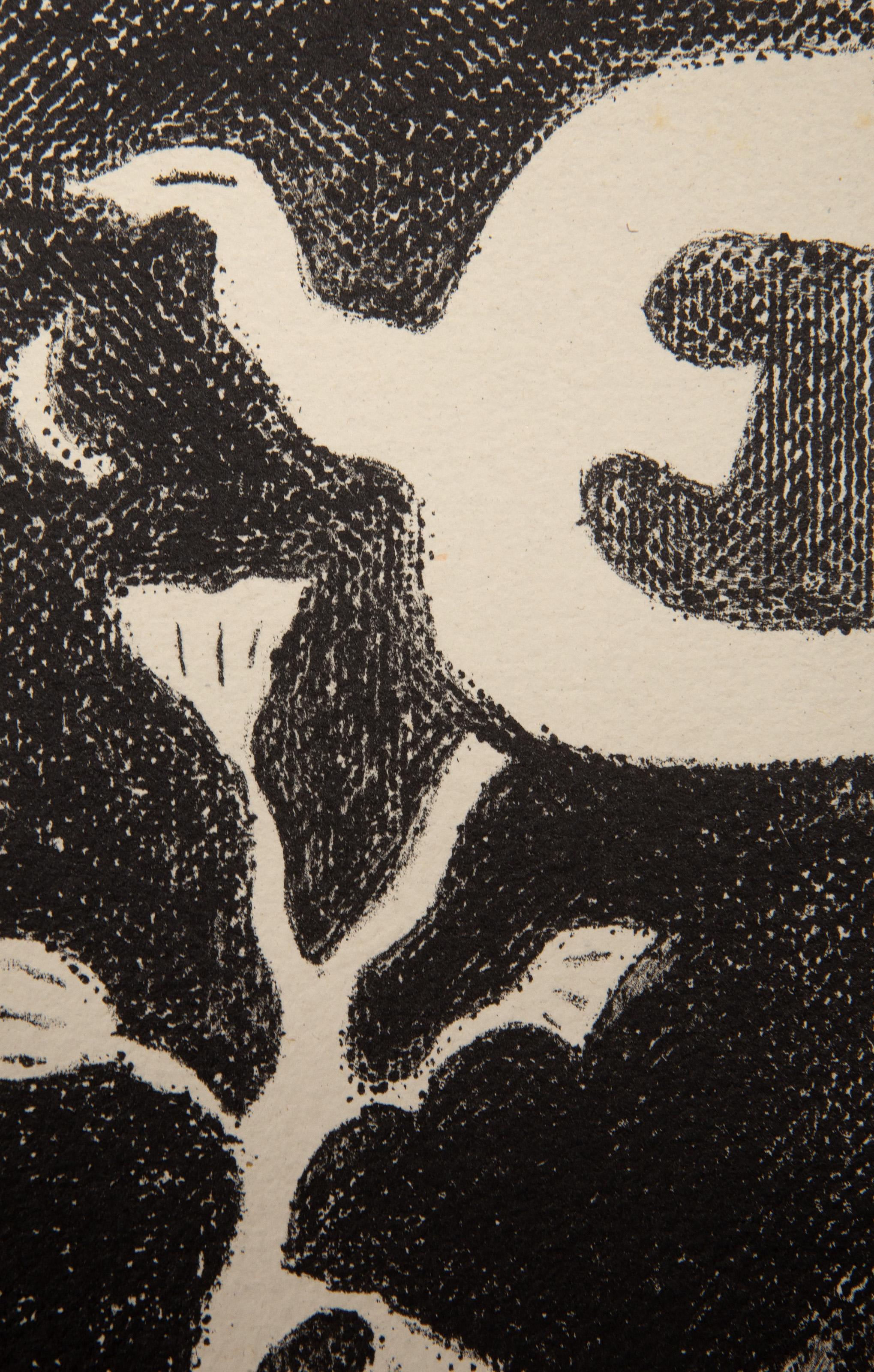 Poesie de mots inconnus, Litografia di Georges Braque 3