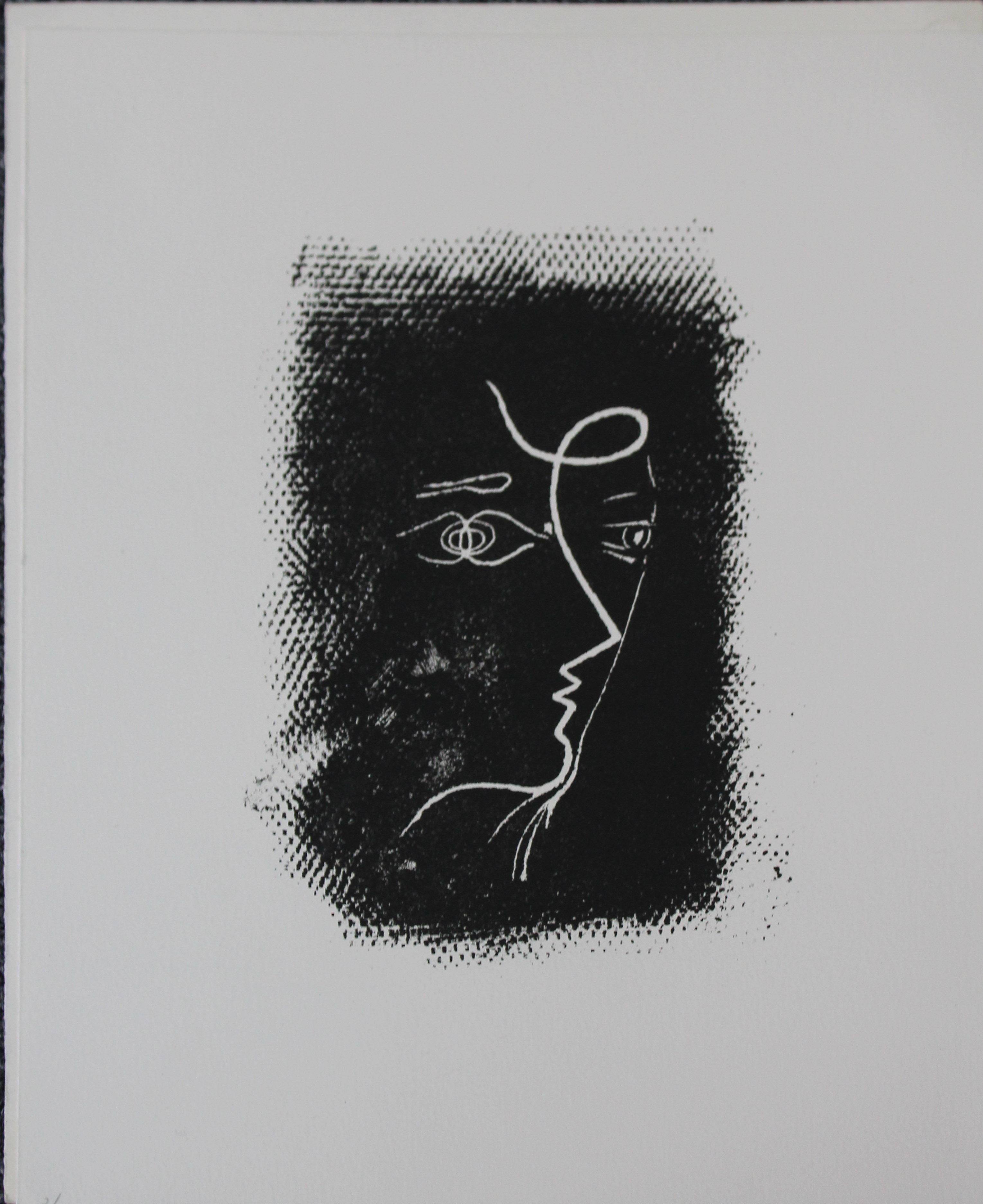 'Profil de Femme' From Souvenirs de Portraits d'Artistes - Print by Georges Braque