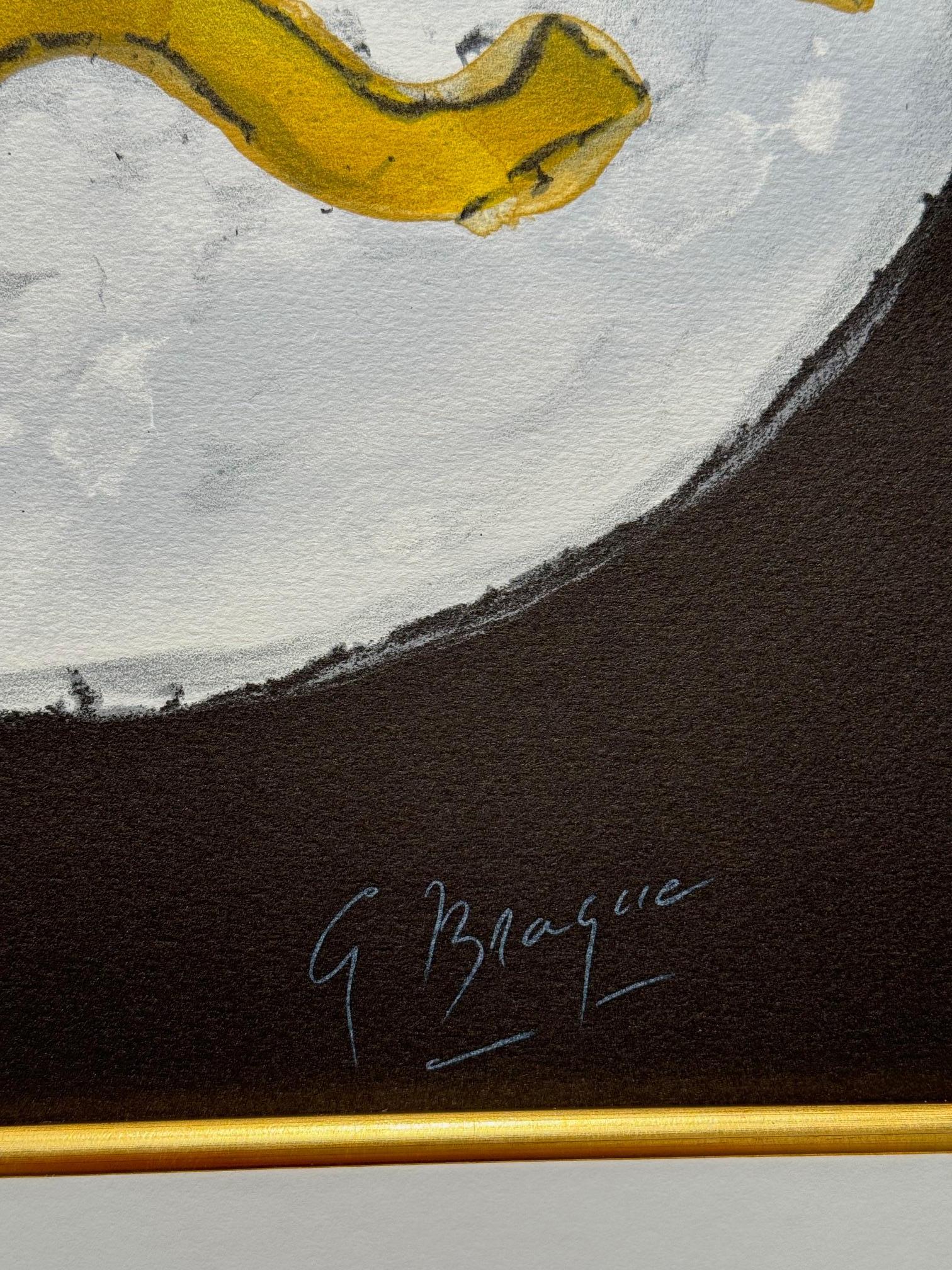 Profil Grec - litografia moderna originale del modernista classico Georges Braque in vendita 3