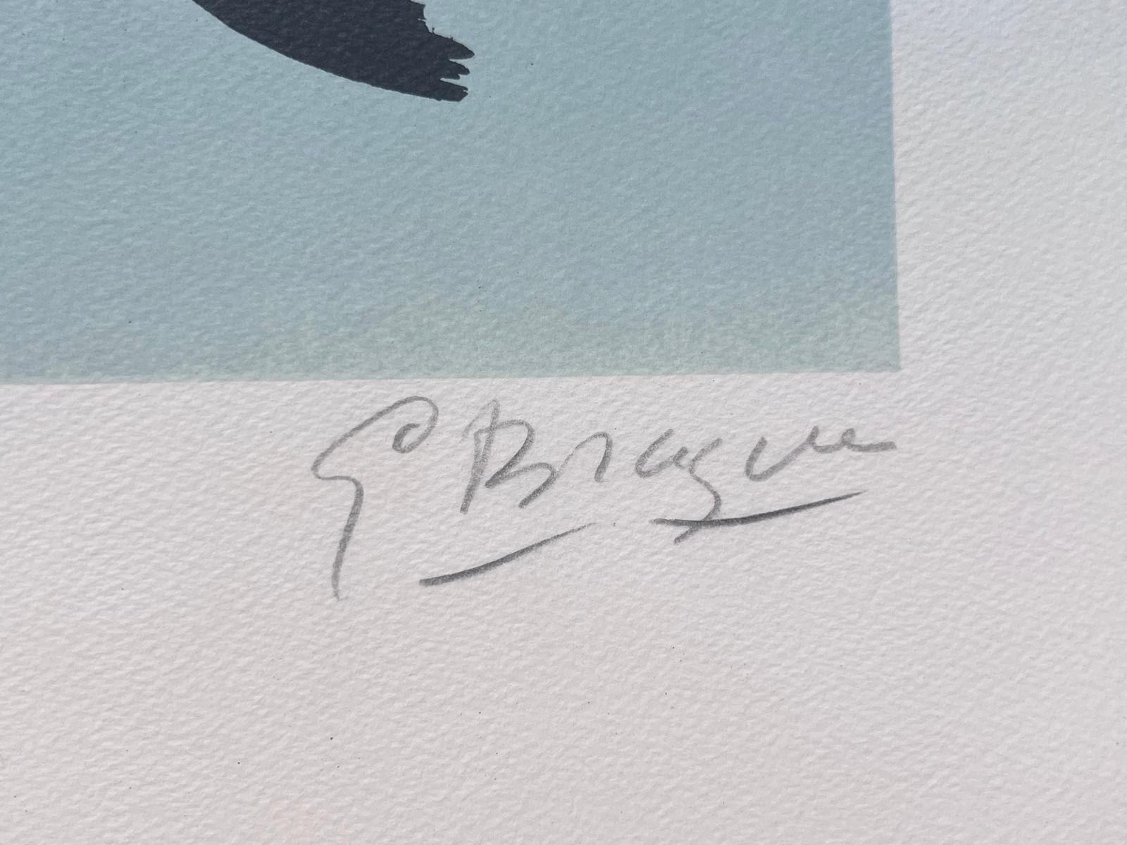 Greene & Greene I (Le cygne sur fond bleu-vert) en vente 1