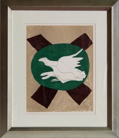 San Lazarro y sus amigos, litografía moderna de Georges Braque