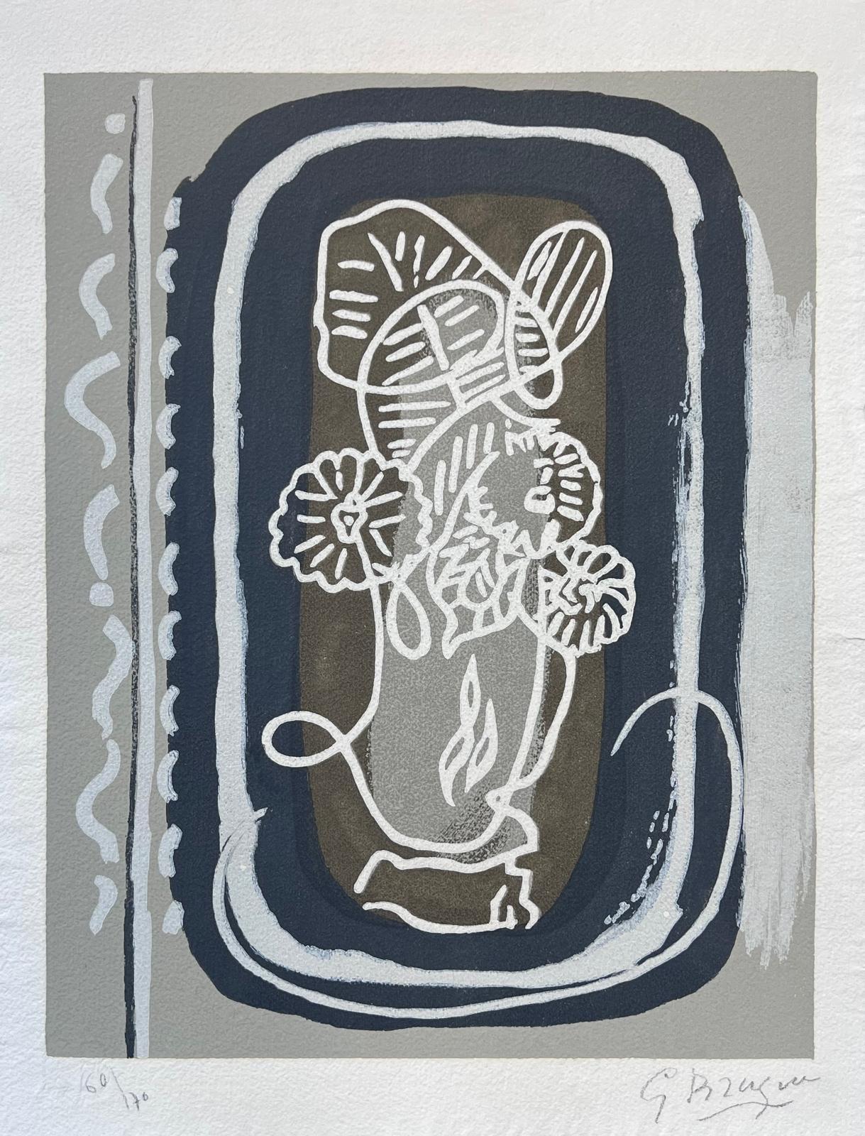 Georges Braque Abstract Print – Si je mourais là-bas
