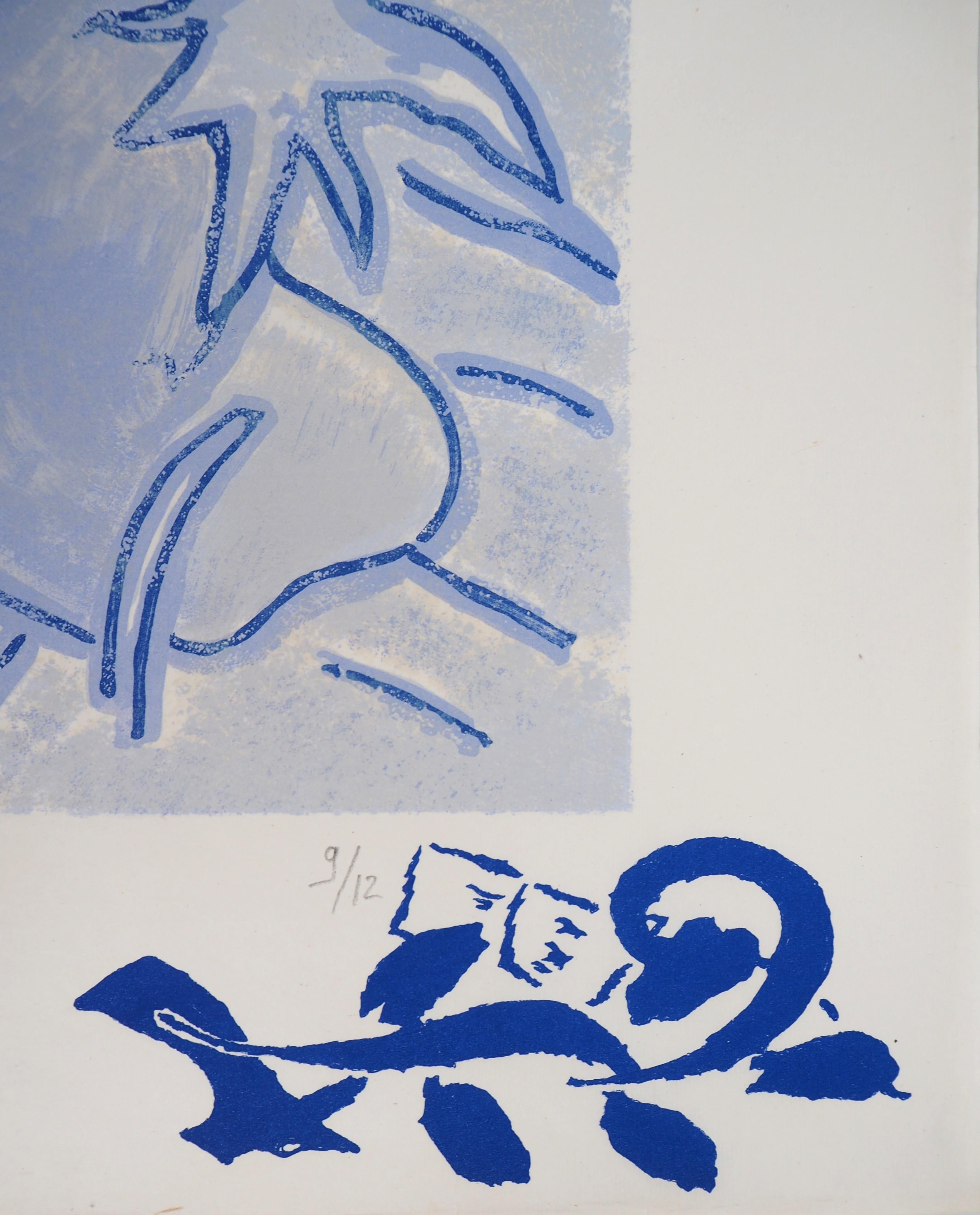 Georges BRAQUE
Surrealist idea, 1955

Original lithograph in colour
Hand signed and printed signature in the plate
Numbered / 12 copies 
On the Chinese paper 44 x 32 cm (c. 17,3 x 12,6 in)

Authentified by the blind stamp of the aditor 

REFERENCES