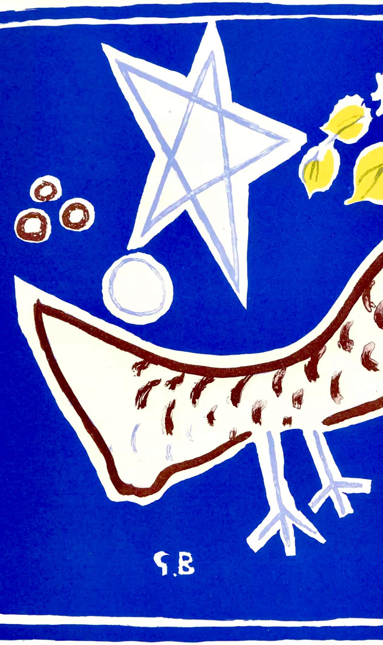 L'oiseau, gravures d'école, Georges Braque en vente 2