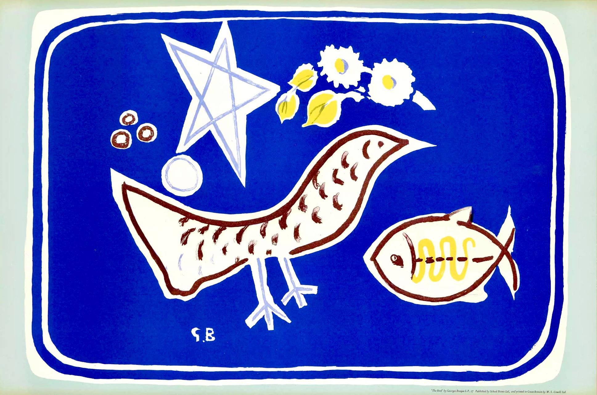 Litografía sobre papel cartulina inglés. Inscripción: Sin firmar y sin numerar, tal como se emitió. Buen estado; nunca enmarcada ni mateada. Notas: Publicado por School Prints Ltd., Londres; Impreso por W.S. Cowell Ltd., Ipswich, 1949.

GEORGES