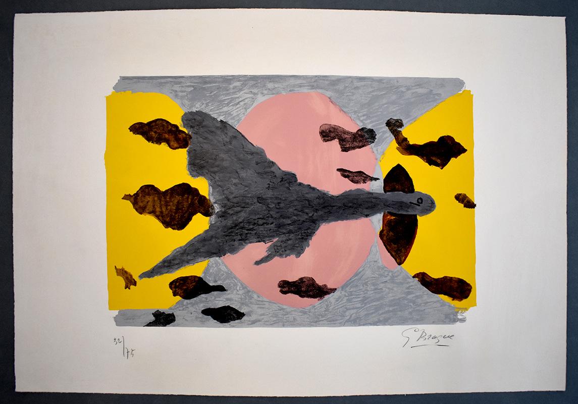 The Equinox – Französischer Künstler – handsignierte Lithographie – Kubismus, Fauvismus – Print von Georges Braque