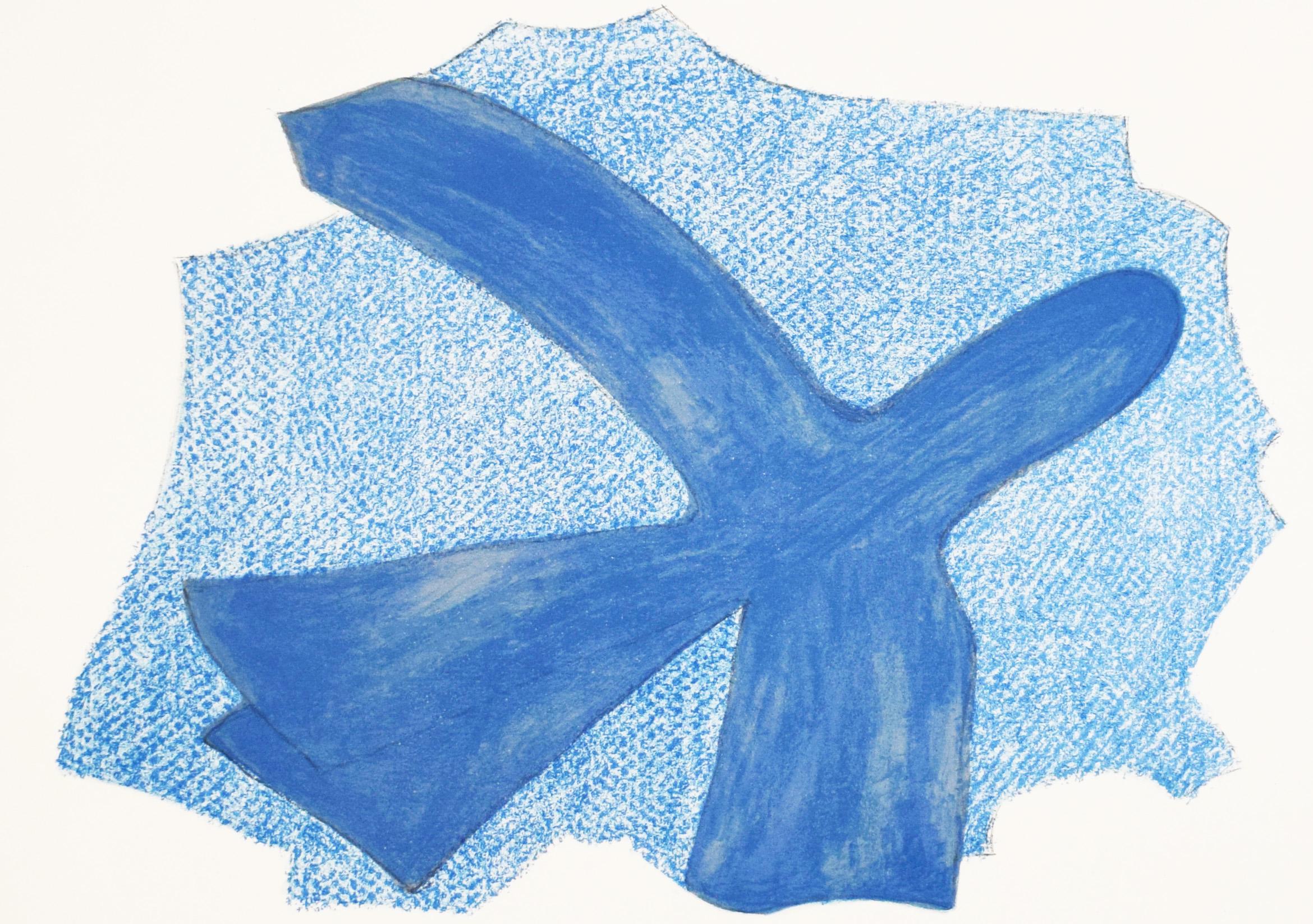 The Flight - French Cubism Bird - Gray Animal Print by Georges Braque