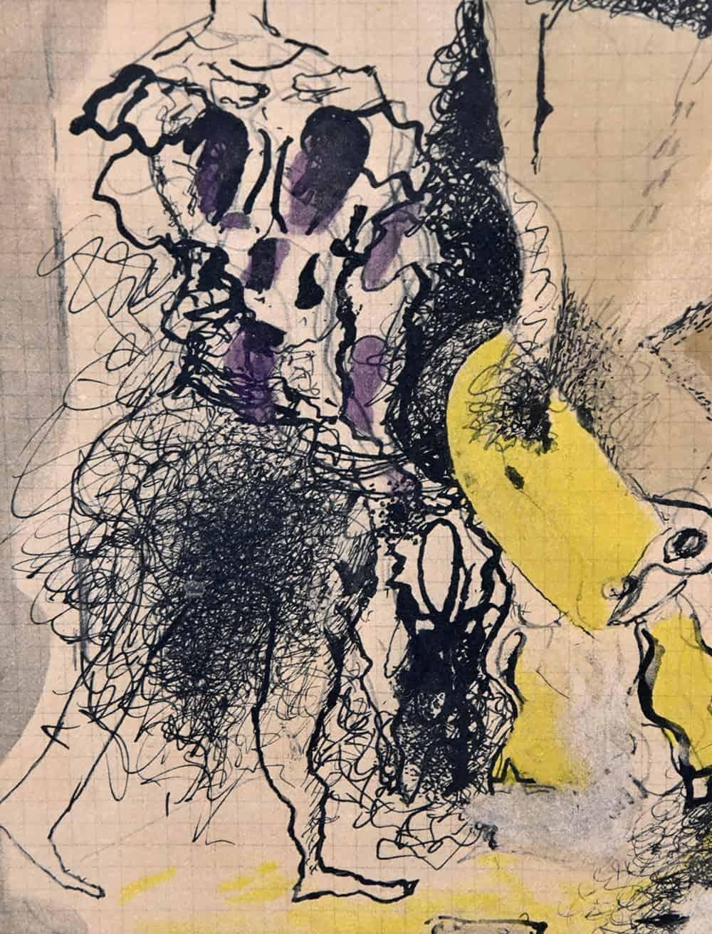 Torero - Beige Figurative Print by Georges Braque