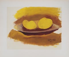 Tribute to Cezanne : the Apples - Lithograph