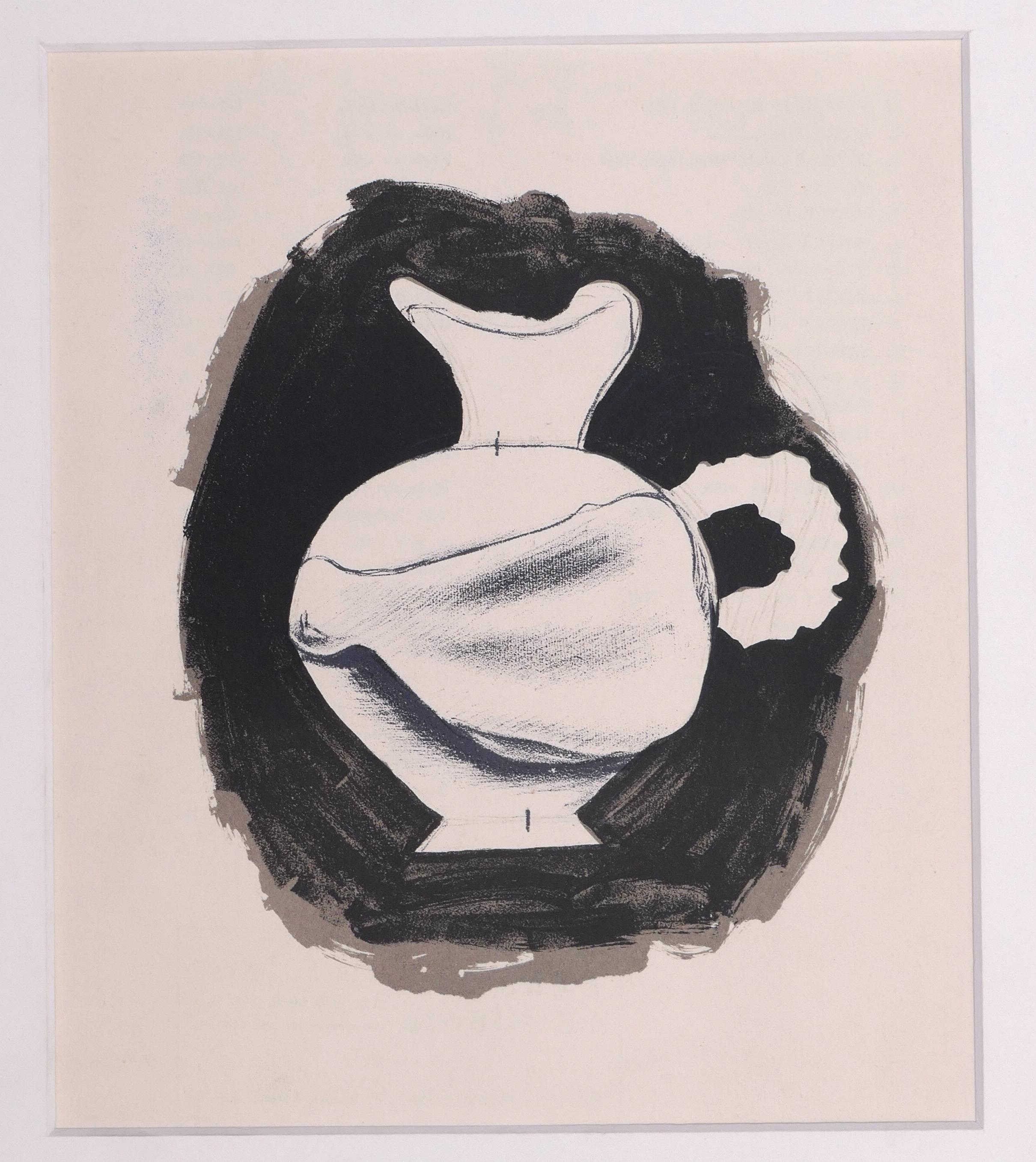Sin título - Jarra - Litografía de Georges Braque - 1959 en venta 1