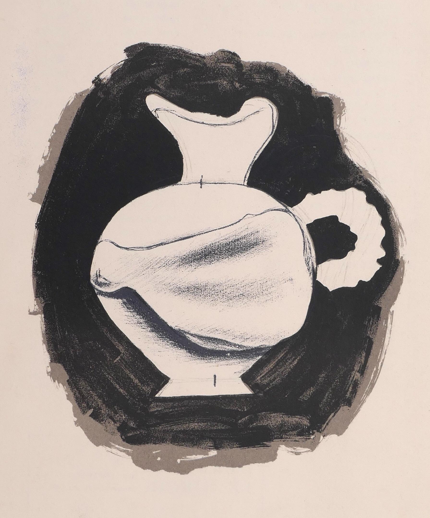 Untitled - Pitcher - Lithograph by Georges Braque - 1959
