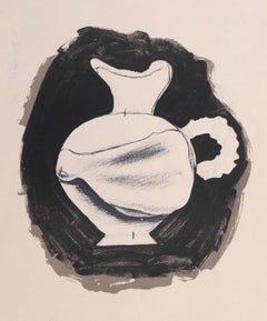 Untitled - Pitcher - Original  Lithograph by Georges Braque - 1959