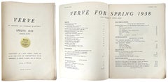 Verve nº 2; Primavera de 1938 - Litografías de Kandinsky y Masson y muchas imágenes