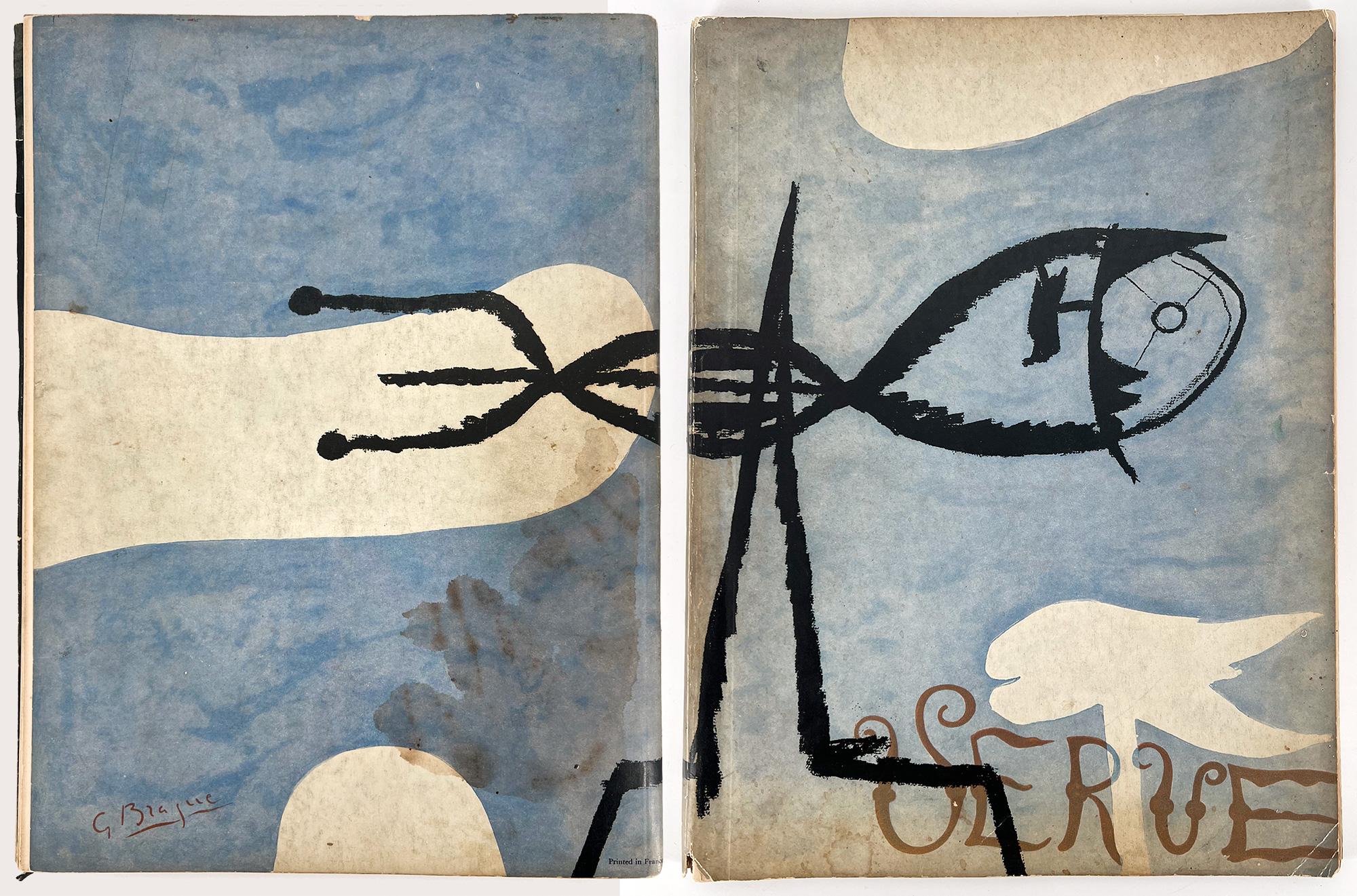 Georges Braque Black and White Photograph - Verve No. 2; Spring 1938 – Kandinsky & Masson lithographs & many images