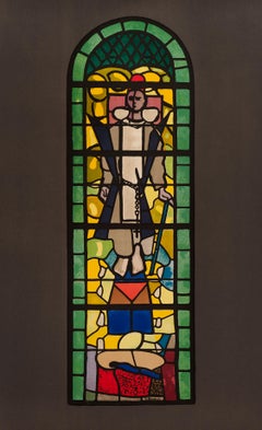 Vitrail de l’église de Saint Dominique (after) Georges Braque, 1960