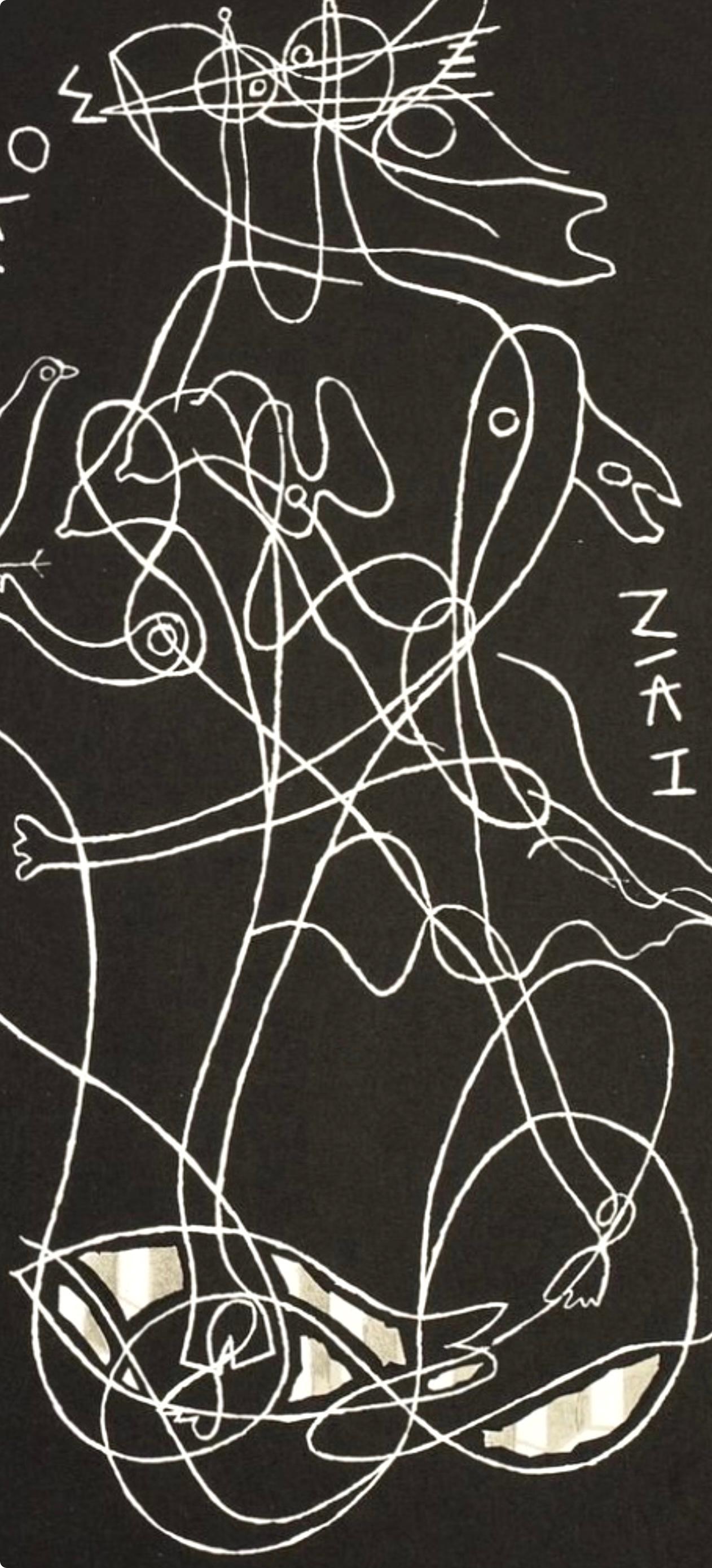 Zelos, Derrière le miroir - Print de Georges Braque