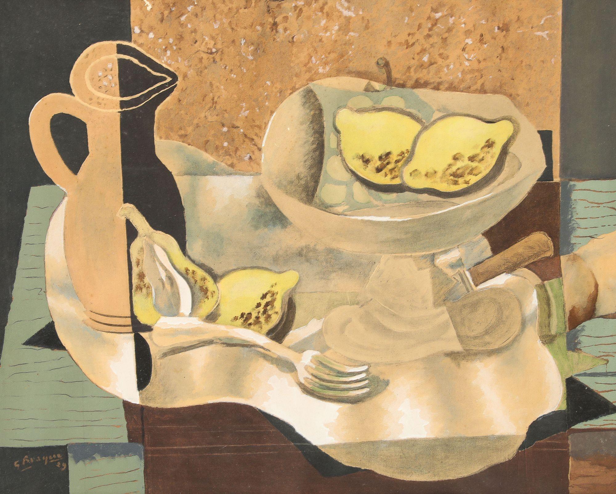 Mid-20th Century Georges Braque Still Life, Jug and Lemons Print