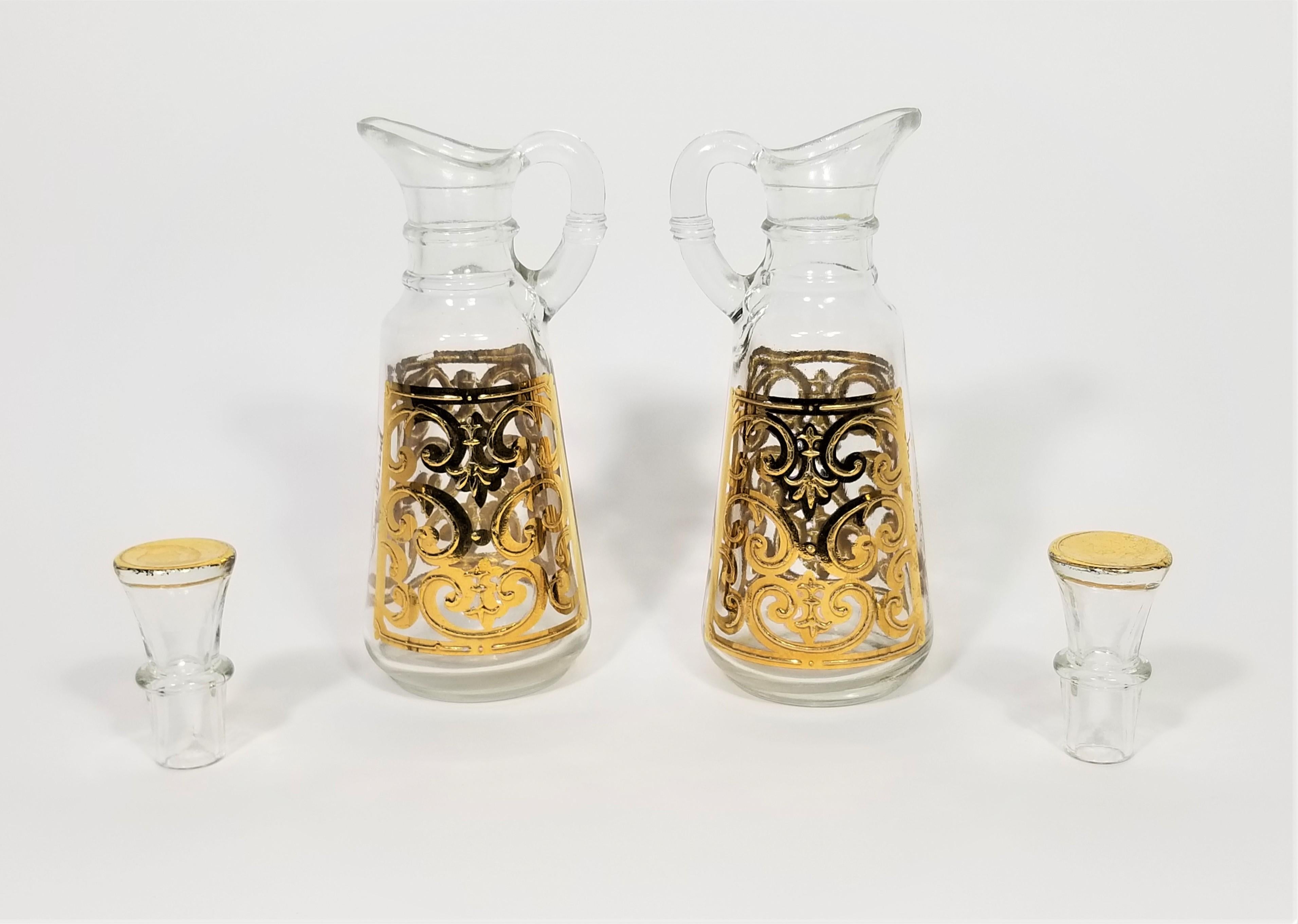 Georges Briard 22-Karat Gold-Krüge-Set 1960er Jahre Mitte des Jahrhunderts im Angebot 5