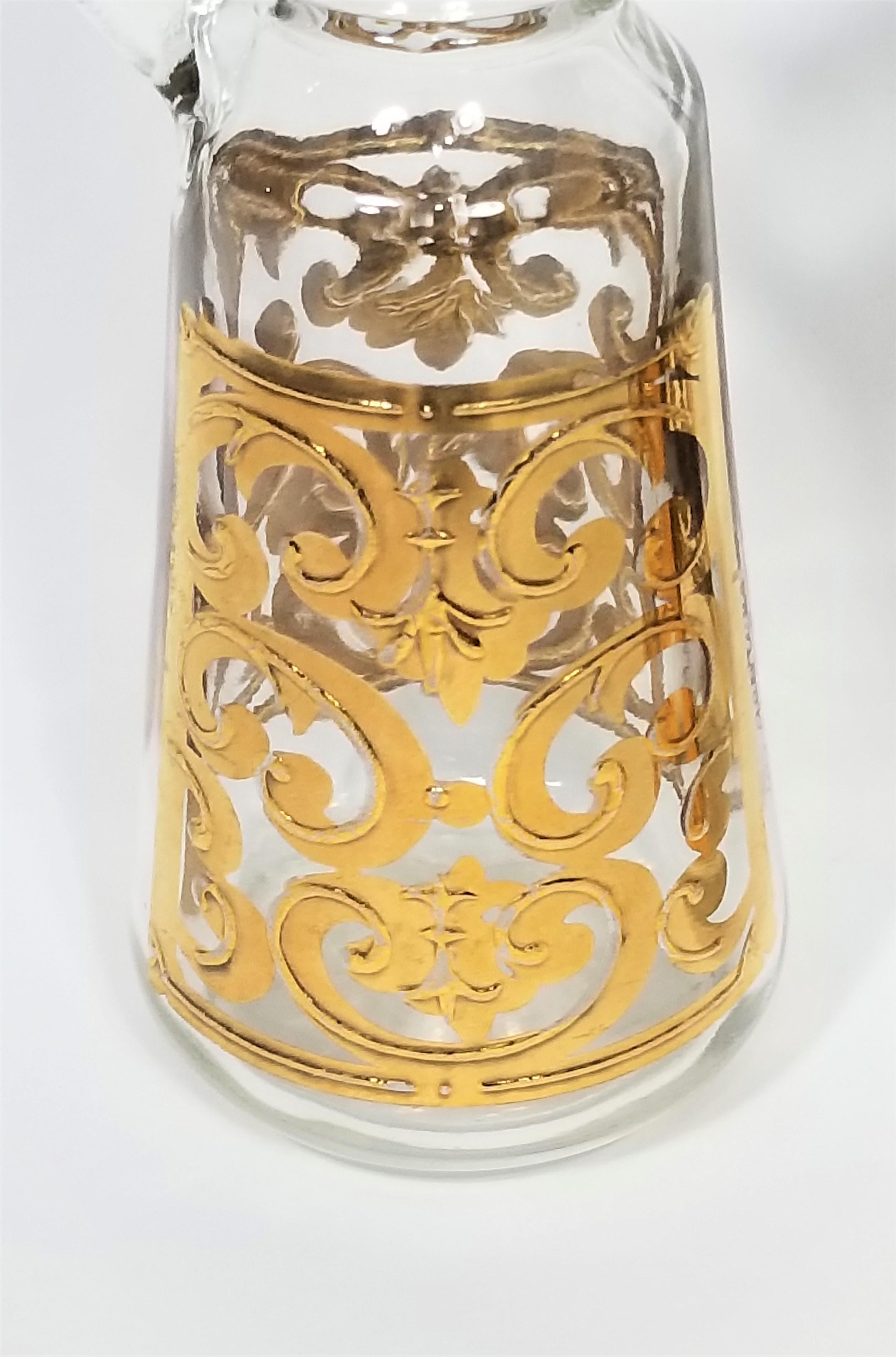 Georges Briard 22-Karat Gold-Krüge-Set 1960er Jahre Mitte des Jahrhunderts im Angebot 6