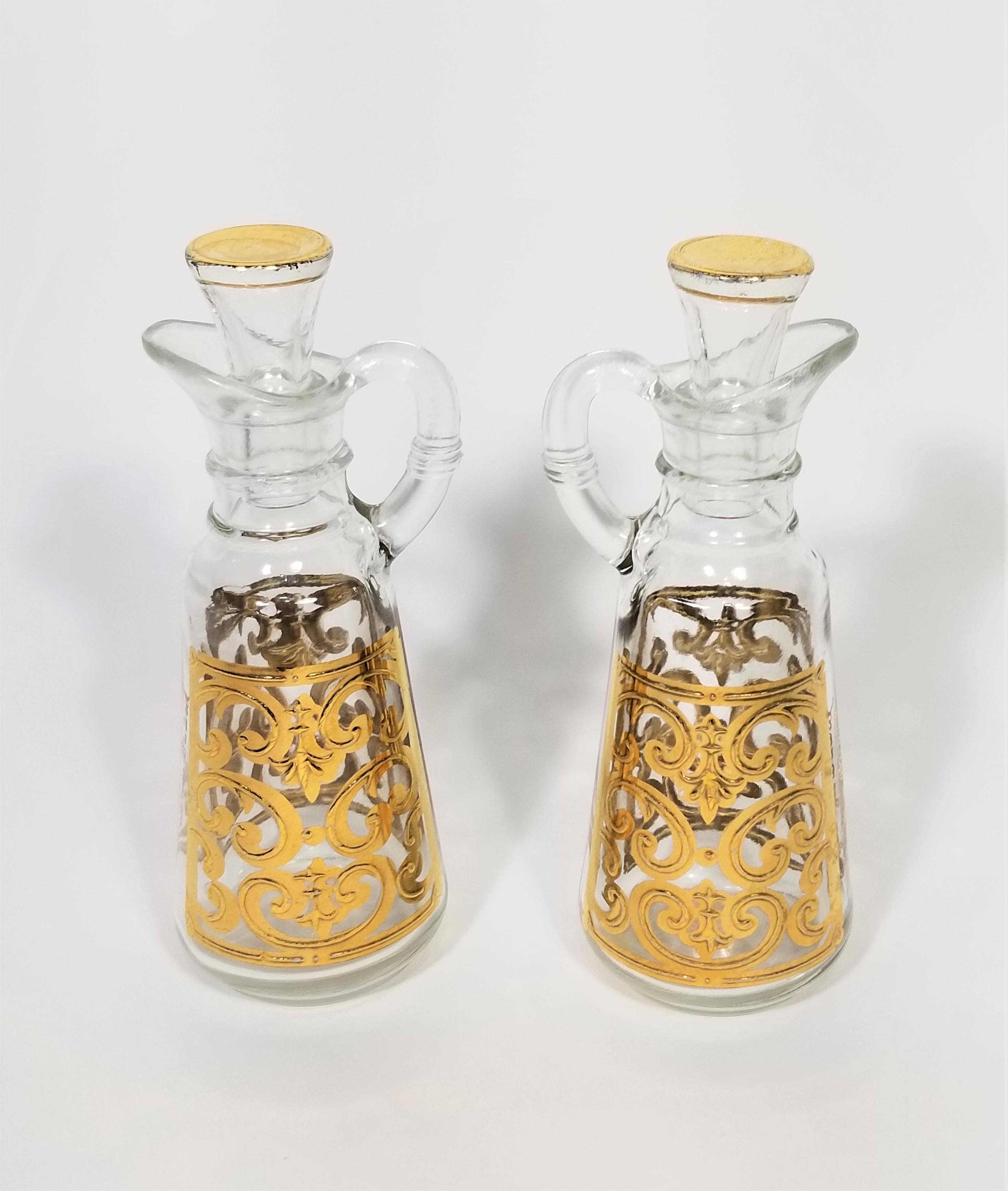 Georges Briard 22-Karat Gold-Krüge-Set 1960er Jahre Mitte des Jahrhunderts (20. Jahrhundert) im Angebot